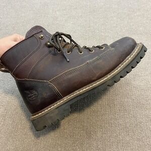 Georgia Boot GBOT052 Boots Mens Size 10 Brown Leather Waterproof Logger